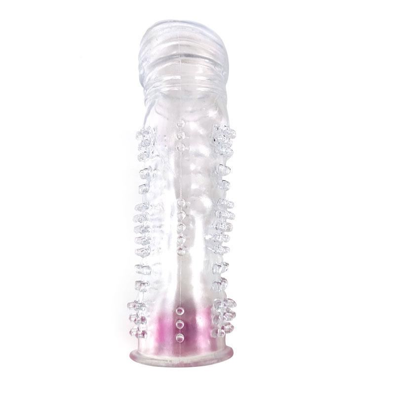 A-Gusto Vibrating Penis Sleeve A-Gusto Clear Penis Extenders