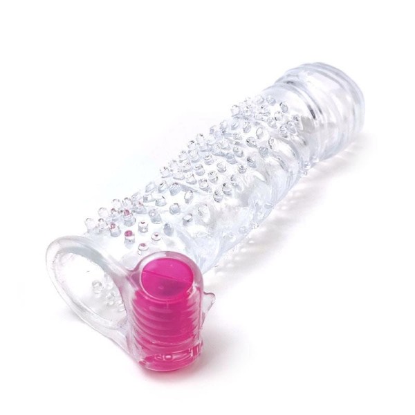 Vibrating Penis Sleeve A-Gusto Clear Vibrating Penis Sleeve A-Gusto Clear