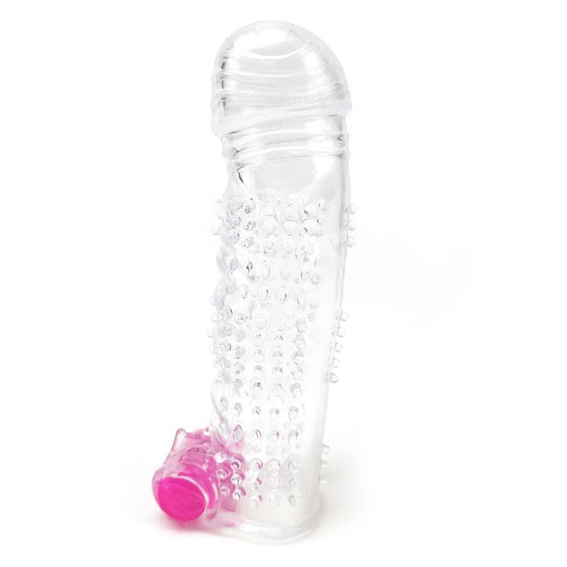 A-Gusto Vibrating Penis Sleeve A-Gusto Clear Penis Extenders