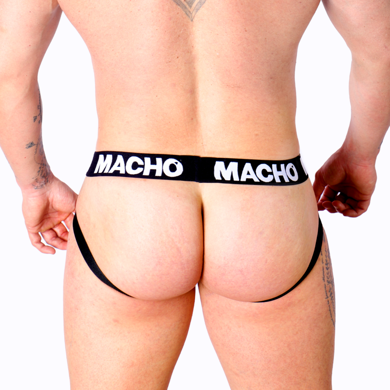 Macho Ανδρικό Jockstrap Macho MX25NC Μαύρο Jockstraps