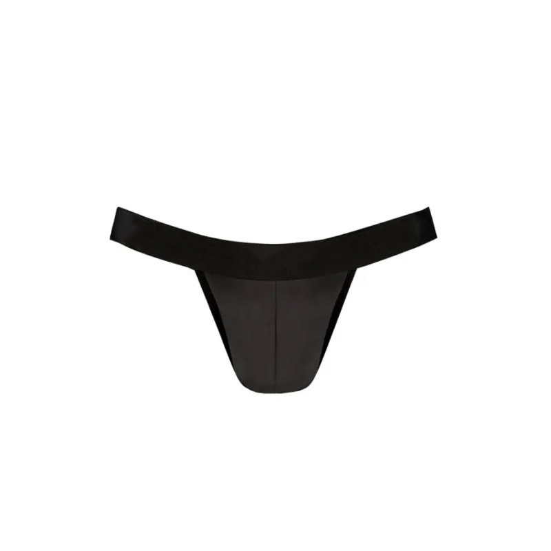 Mens Jockstrap ANAIS with Stamps Black