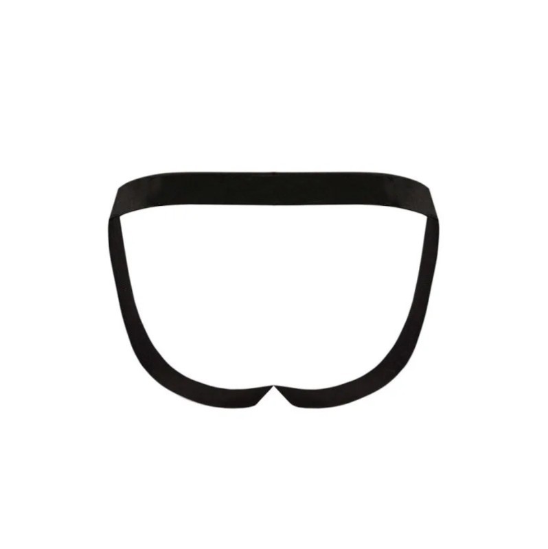 Mens Jockstrap ANAIS with Stamps Black