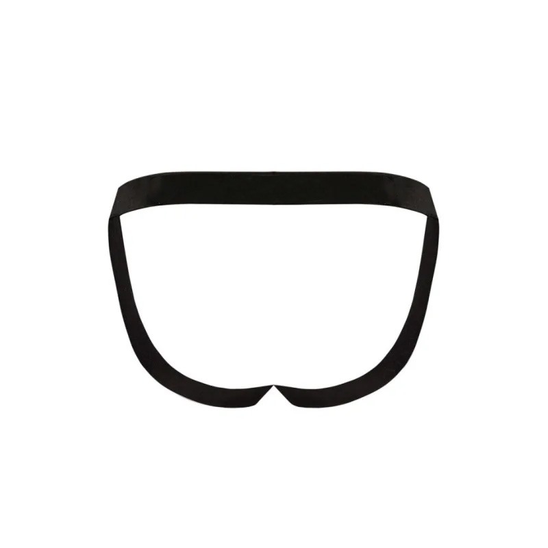 Mens Jockstrap ANAIS with Stamps Black