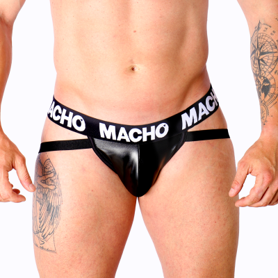 Mens Jockstrap Macho MX25NC Black Mens Jockstrap Macho MX25NC Black