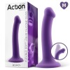 Action Ρεαλιστικό Dildo Action Bouncy Medium 18cm Μοβ Ρεαλιστικά