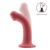 Action Ρεαλιστικό Dildo Action Bouncy Large 19cm Μπορντό Ρεαλιστικά
