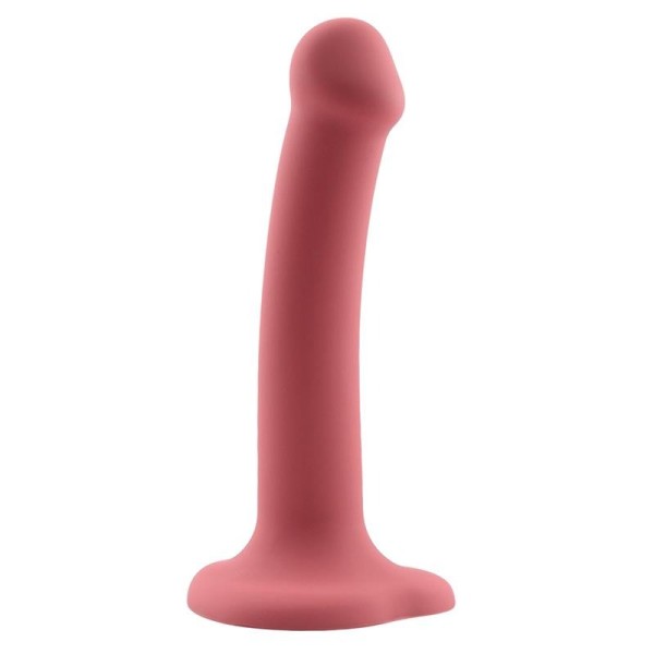 Ρεαλιστικό Dildo Action Bouncy Large 19cm Μπορντό