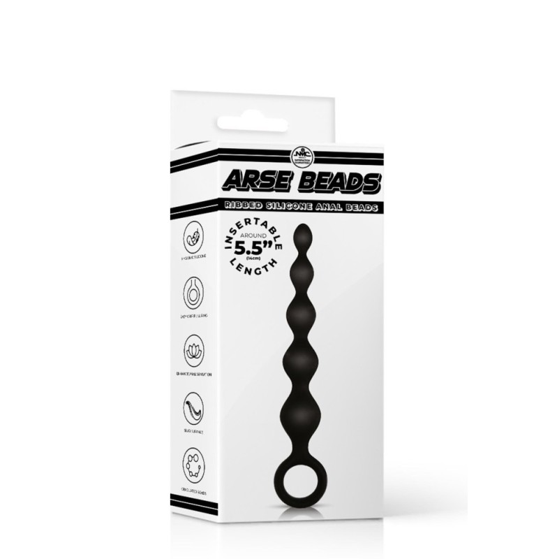 Silicone Anal Beads NMC Black