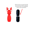 Μίνι Δονητής Erospace Sweet Play Reindeer Κόκκινος Μίνι Δονητής Erospace Sweet Play Reindeer Κόκκινος