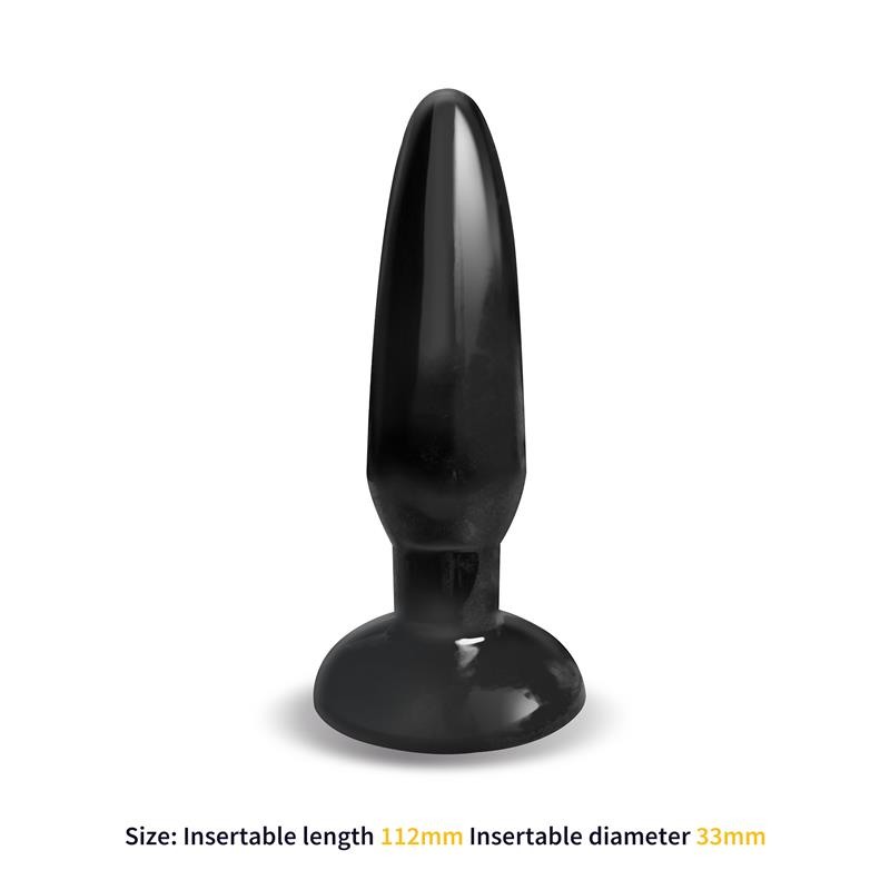 Afterdark Πρωκτική Σφήνα AfterDark Ainsley 13.5cm Μαύρη Σφήνες χωρίς δόνηση