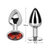 Πρωκτική Σφήνα Με Κόσμημα AfterDark Red Ruby Large Ασημί/Κόκκινη Afterdark Πρωκτική Σφήνα Με Κόσμημα AfterDark Red Ruby Large Ασημί/Κόκκινη Σφήνες με κόσμημα