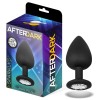 Afterdark Πρωκτική Σφήνα Με Κόσμημα AfterDark Sparkly S 7.5cm Μαύρη Σφήνες χωρίς δόνηση