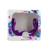 Alive Διπλό Dildo Alive Luna 25cm Μοβ Διπλά