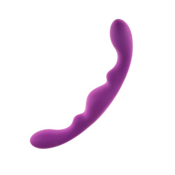 Διπλό Dildo Alive Luna 25cm Μοβ