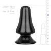 All Black Butt Plug All Black AB39 Black Non-Vibrating butt plugs