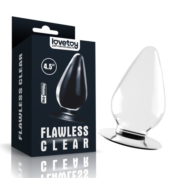 Πρωκτική Σφήνα Lovetoy Flawless Clear Διάφανη 