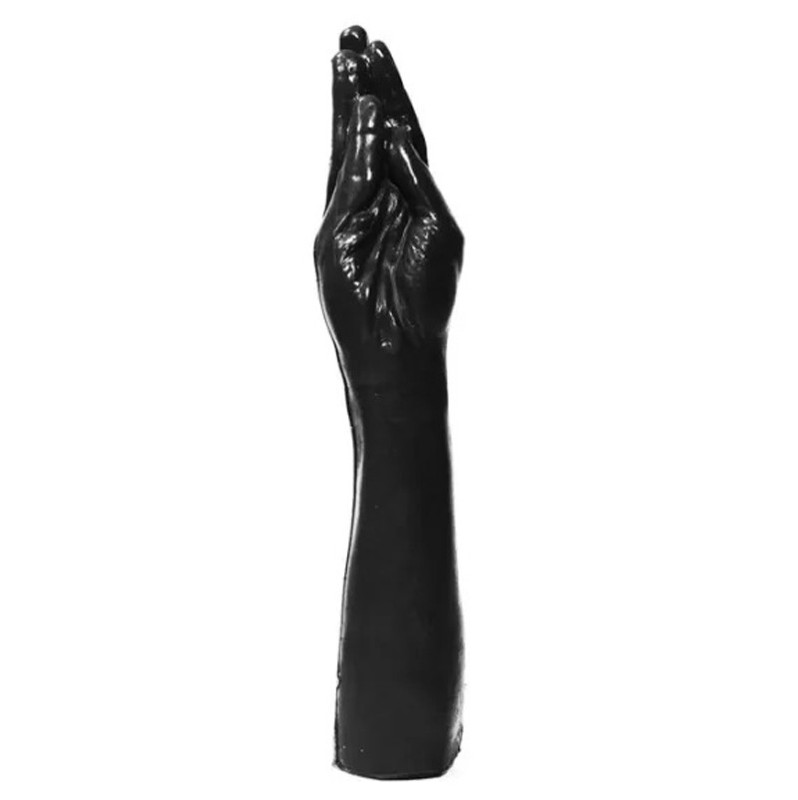 Dildo All Black Fisting Hand AB21 38cm Black