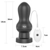 Vibrating Butt Plug King Sized Lovetoy Anal Rammer Black