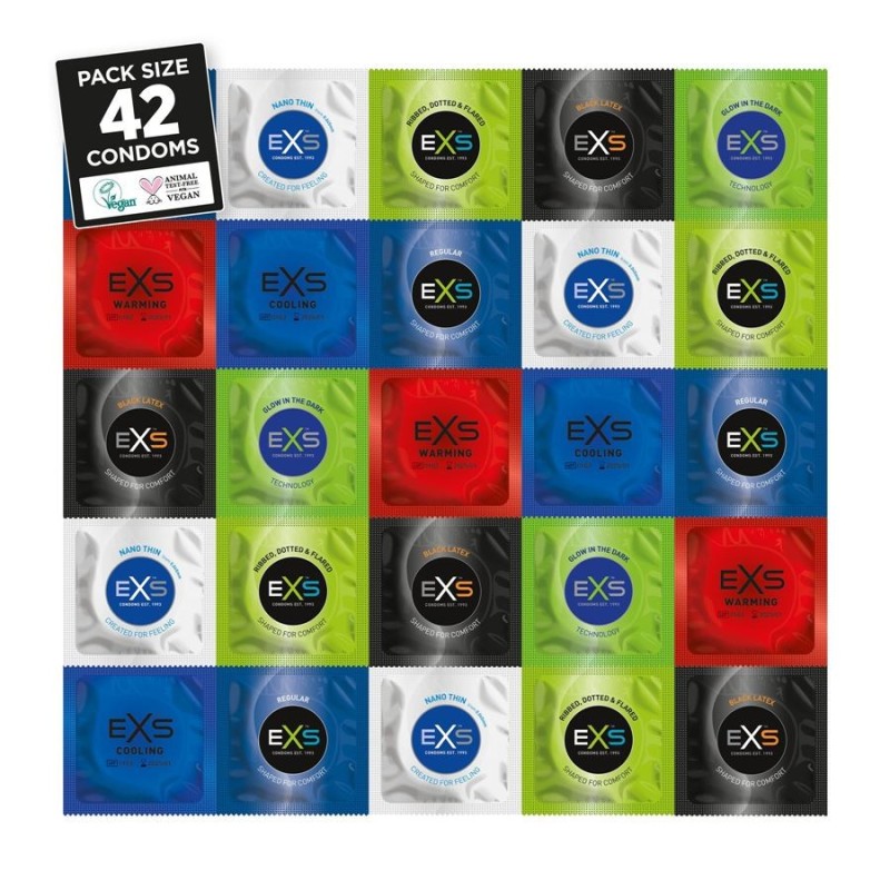 EXS Condoms EXS Variety Pack 2 42pcs Condoms