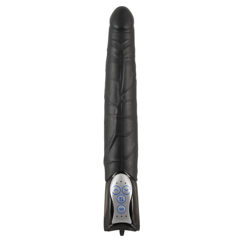 Realistic Vibrator You2Toys Black Push 27.7cm Black Realistic Vibrator You2Toys Black Push 27.7cm Black