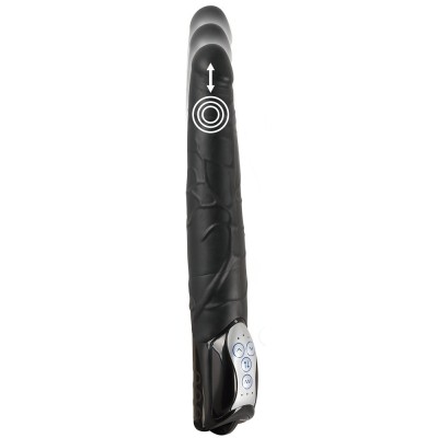 Realistic Vibrator You2Toys Black Push 27.7cm Black