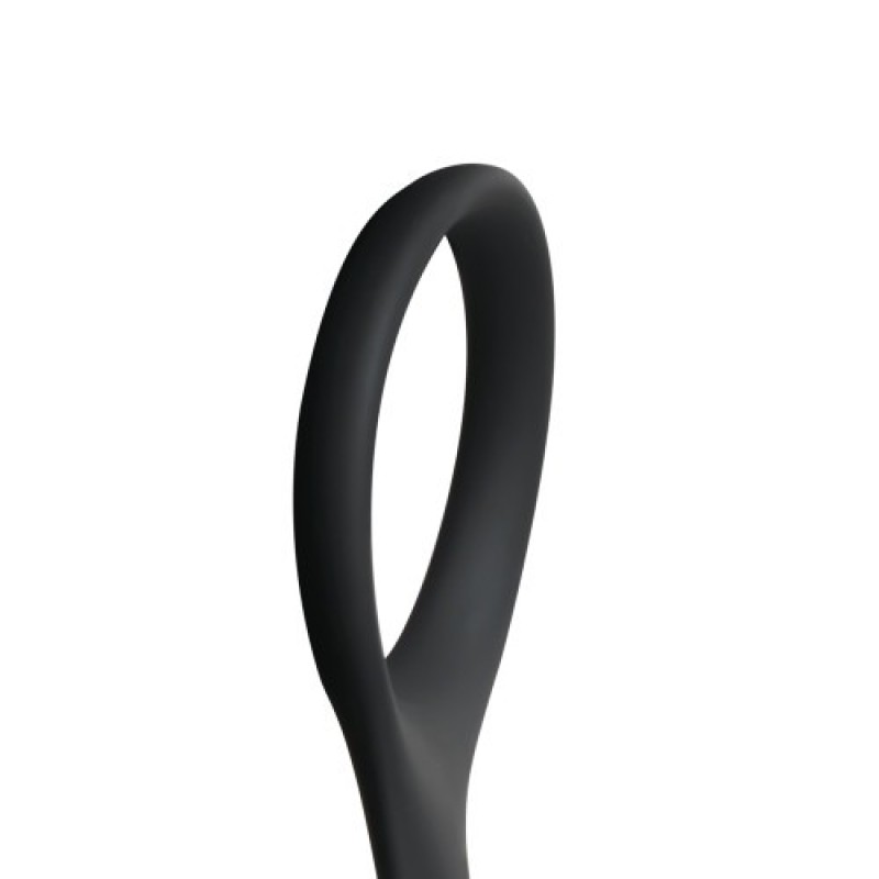 Love Market Cockring Plug Love Market Black Prostate Stimulators