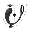 Love Market Cockring Plug Love Market Black Prostate Stimulators
