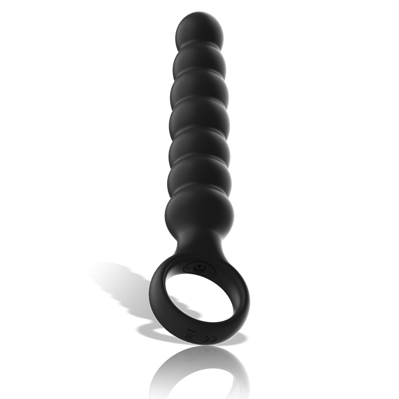 Powerful Anal Beads Black&Silver Bob Black