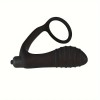Cockring with Vibrating Plug Love Market Black Cockring with Vibrating Plug Love Market Black