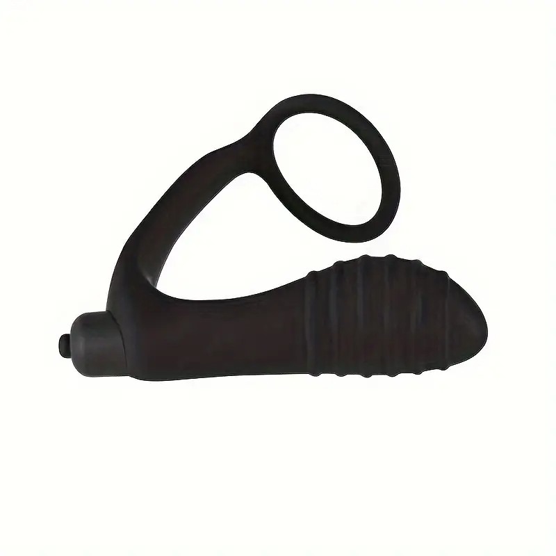 Cockring with Vibrating Plug Love Market Black