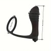 Cockring with Vibrating Plug Love Market Black Cockring with Vibrating Plug Love Market Black