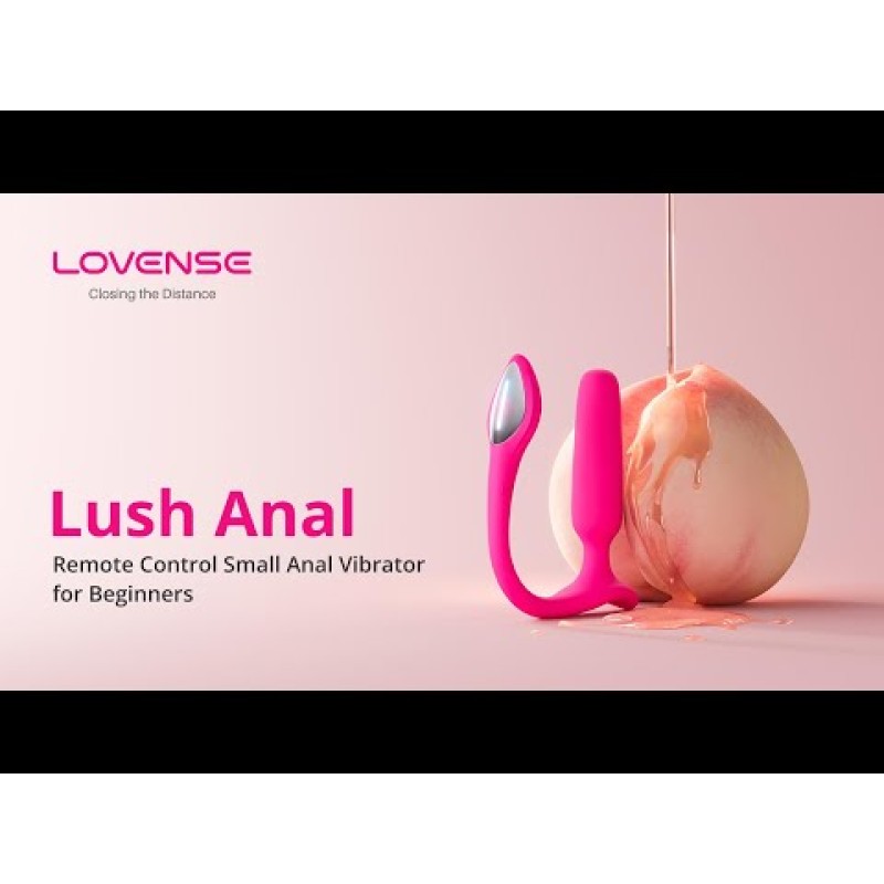 Vibrating Butt Plug Lovense Lush Anal Pink Vibrating Butt Plug Lovense Lush Anal Pink