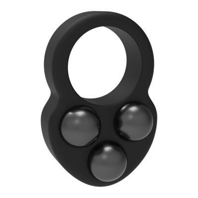 Weighted Cock Ring Ramrod Triple Weight Black