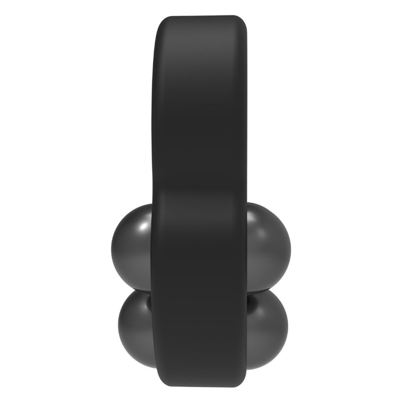 Dreamtoys Weighted Cock Ring Ramrod Triple Weight Black Cock Rings