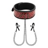 Collar with Nipple Clamps BEGME Red Edition