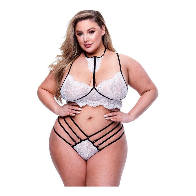 Strappy Σετ Εσωρούχων με Δαντέλα Baci Lingerie Strappy Σετ Εσωρούχων με Δαντέλα Baci Lingerie