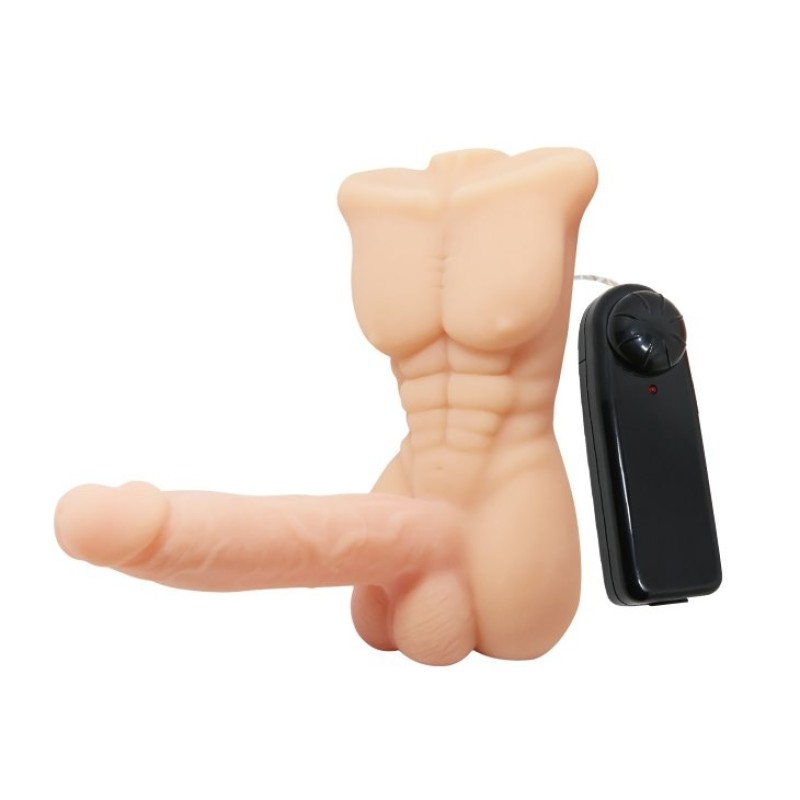 Realistic Vibrator Baile Temptation Bigger Man 13cm Nude