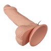 Realistic Vibrator Beautiful Zebulon With Suction Cup 19.4cm Nude