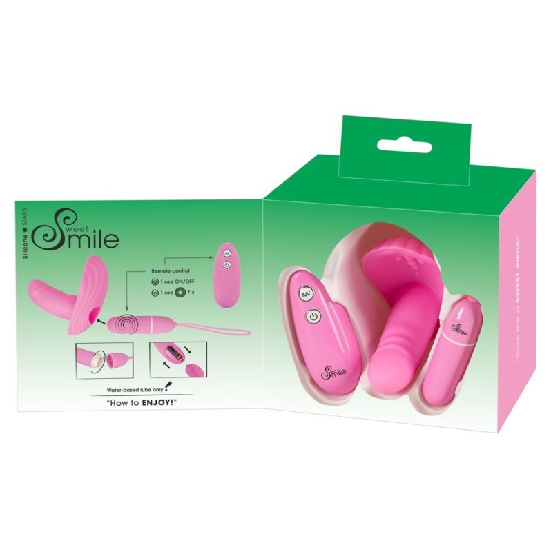 Underwear Vibrator Sweet Smile Shelly Pink