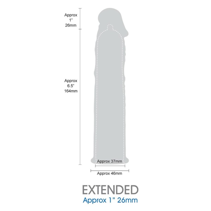 Penis Sleeve  NMC 17cm Blue