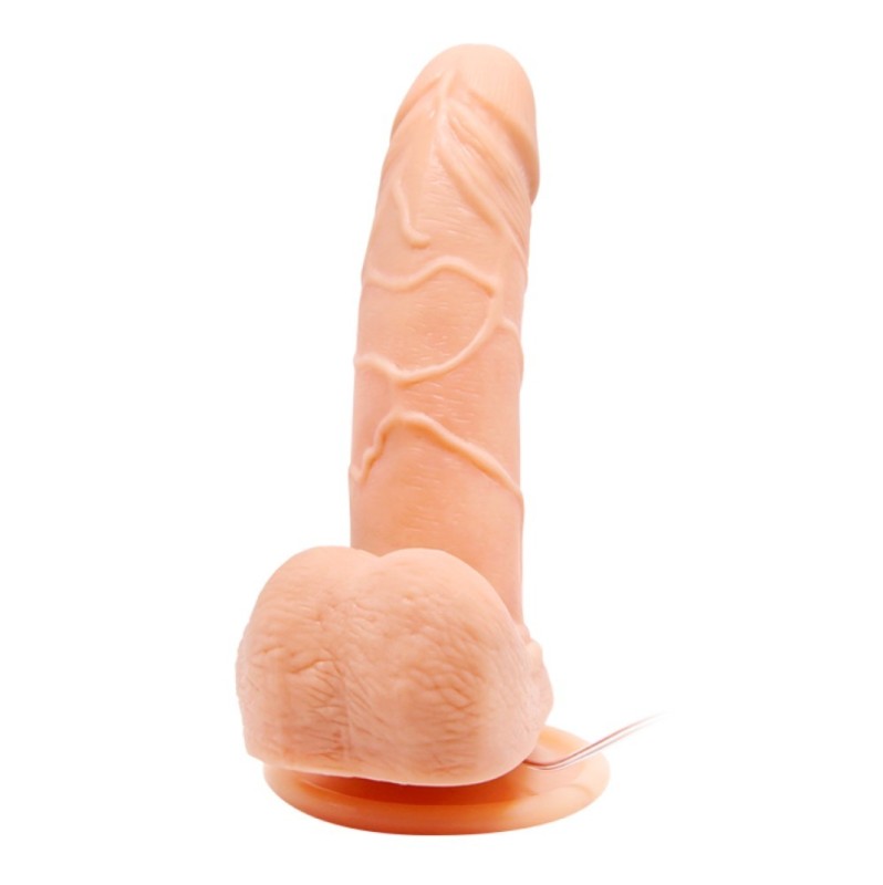 Realistic Vibrator Baile Mark Multispeed 15cm Nude