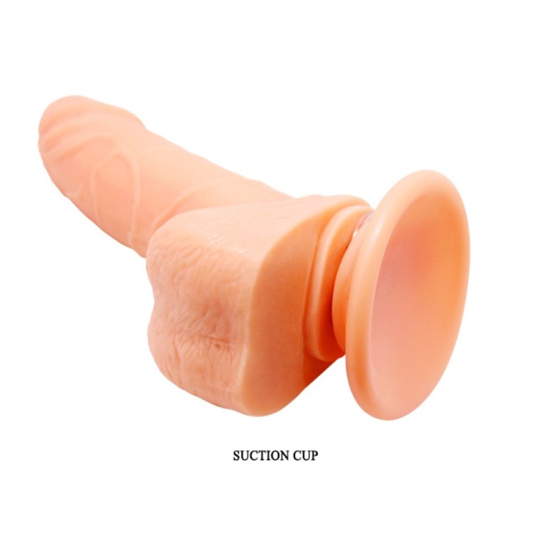 Realistic Vibrator Baile Mark Multispeed 15cm Nude