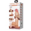 Realistic Vibrator Baile Sliding Skin With Suction Cup 21cm Nude