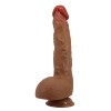 Realistic Vibrator Beautiful Wilks With Suction Cup Thrusting&Rotating 25cm Brown
