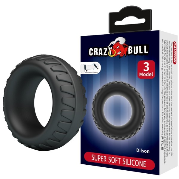 Cock Ring Crazy Bull Dilson Black