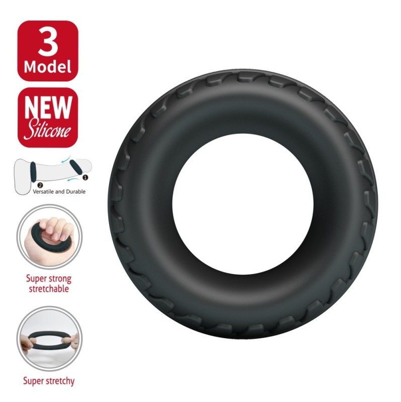 Cock Ring Crazy Bull Dilson Black