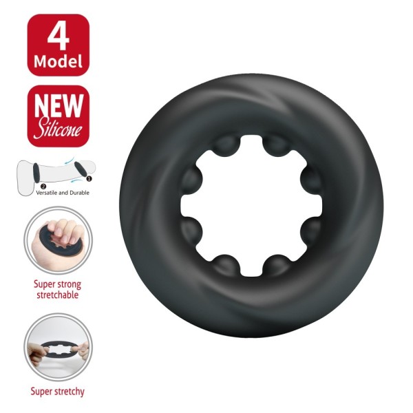 Cock Ring Crazy Bull Daquez Black Cock Ring Crazy Bull Daquez Black