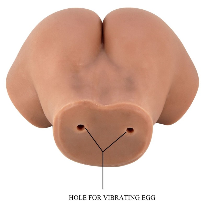 Baile Realistic Masturbator With Bullet Crazy Bull Hailey Vagina and Anal Brown Masturbators