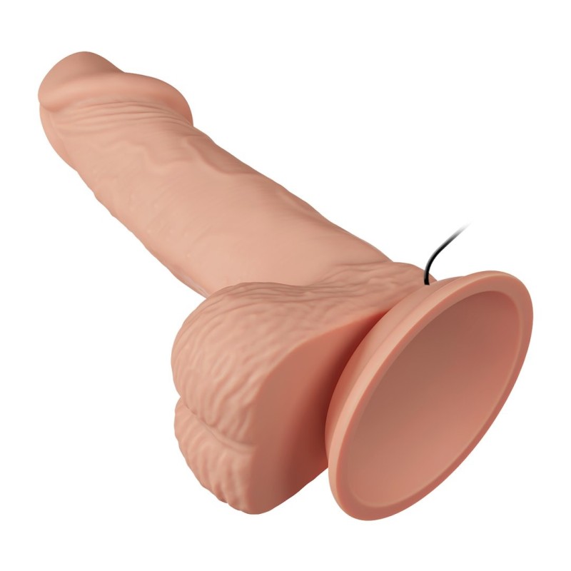 Baile Realistic Vibrator Beautiful Zebulon With Suction Cup 19.4cm Nude Realistic