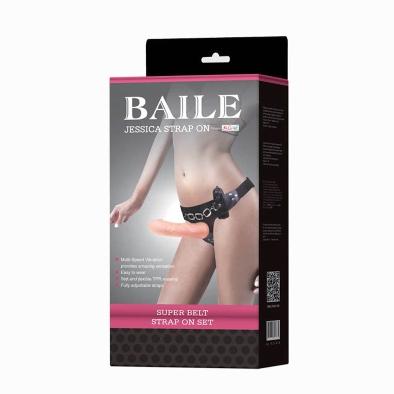 Baile Vibrating Strap-On Jessica Baile Nude Womens Strap-On